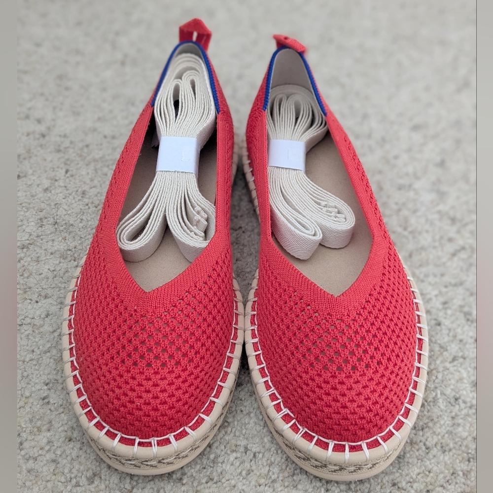 NWT Rothy's: The Espadrille Red Hot Size 8 - Picture 6 of 11